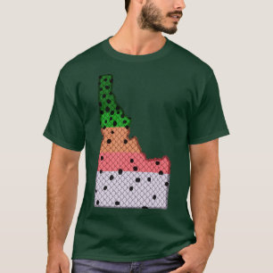 Forellen Regenbogenforelle Muster Idaho Staat Ma T-Shirt