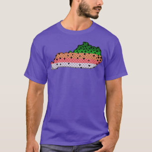 Forellen Regenbogenforelle Muster Kentucky Staat T-Shirt