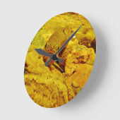 Forellen Runde Wanduhr (Winkel)