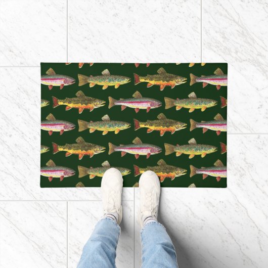 Forellen Türmatte Bachforelle, Regenbogenforelle, (Indoor)