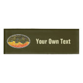 Forellen Typ oder Gal Namenschild (Vorderseite)