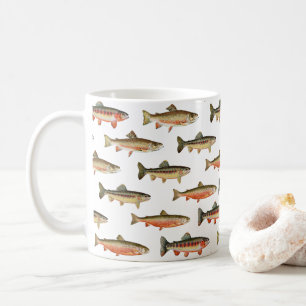 Forellen Überfluss Angeln Kaffeetasse