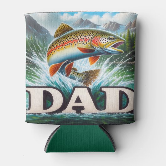 Forellen-Vater Dosenkühler (Vorderseite)