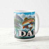 Forellen-Vater Kaffeetasse (VorderseiteRechts)