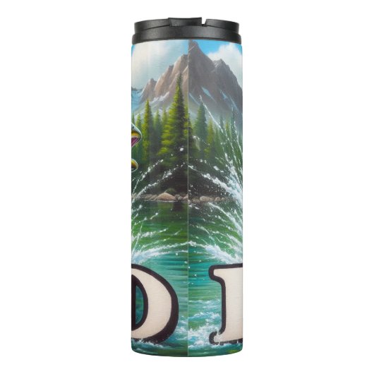 Forellen-Vater Thermosbecher (Rückseite)