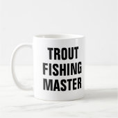Forellenangler Meister Kaffeetasse (Links)