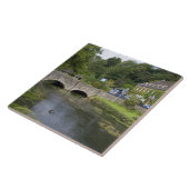 Forellenbach im Dorf Bibury, Fliese (Seite)