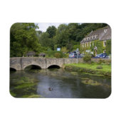 Forellenbach im Dorf Bibury, Magnet (Horizontal)