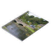 Forellenbach im Dorf Bibury, Notizblock (Linke Seite)