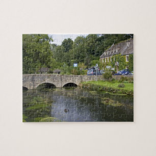 Forellenbach im Dorf Bibury, Puzzle