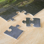 Forellenbach im Dorf Bibury, Puzzle (Seite)