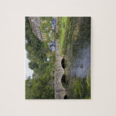 Forellenbach im Dorf Bibury, Puzzle (Vertikal)