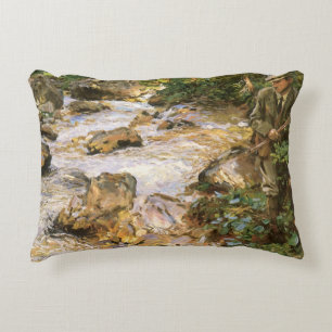 Forellenbach in Tirol von John Singer Sargent Dekokissen