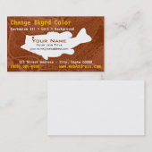 Forellenbarsch-Fisch-Visitenkarte Visitenkarte (Vorne/Hinten)