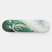 Forellenbarsch-Fischen Skateboard (Horizontal)