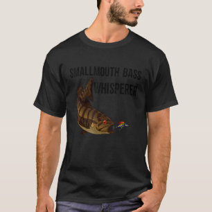 Forellenbarsch-Flüsterer Lustiger Angler Fischer M T-Shirt