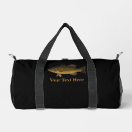 Forellenbarsch Ihr Text hier Fisch Duffle Bag