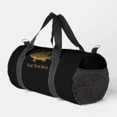 Forellenbarsch Ihr Text hier Fisch Duffle Bag (Rechte Ecke)