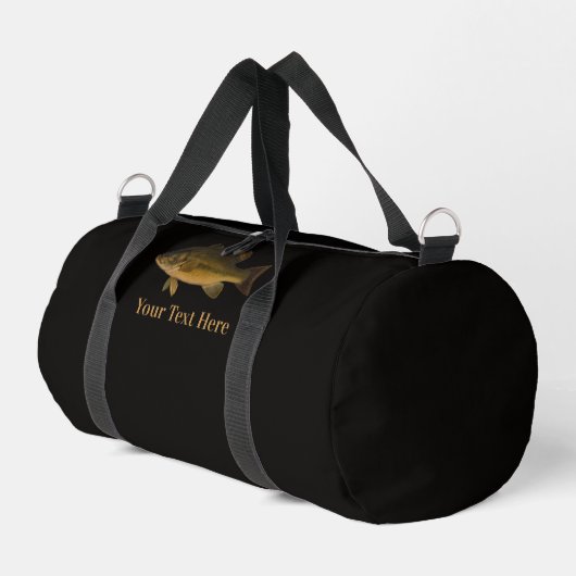 Forellenbarsch Ihr Text hier Fisch Duffle Bag (Linke Seite)