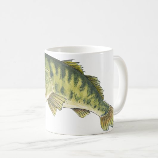 Forellenbarsch Kaffeetasse (VorderseiteRechts)