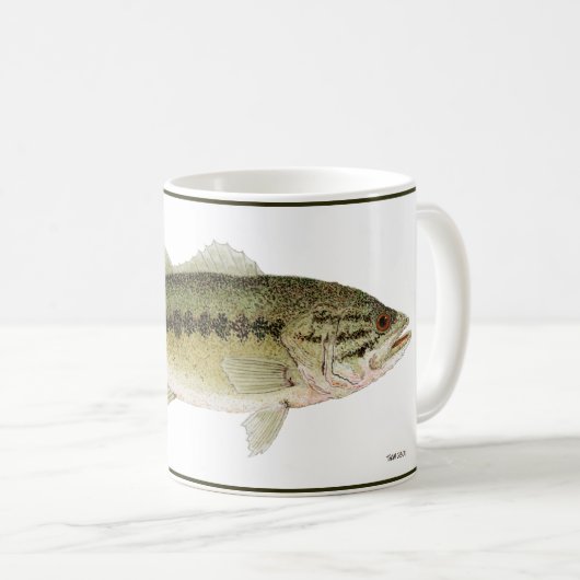 Forellenbarsch Kaffeetasse (VorderseiteRechts)