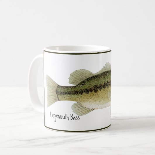 Forellenbarsch Kaffeetasse (Vorderseite Links)
