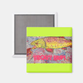 Forellenbarsch Magnet (Vorderseite/Rückseite)