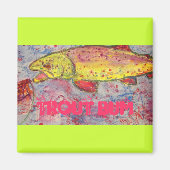 Forellenbarsch Magnet (Vorne)