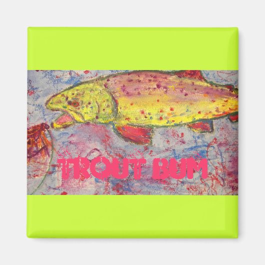 Forellenbarsch Magnet (Vorne)