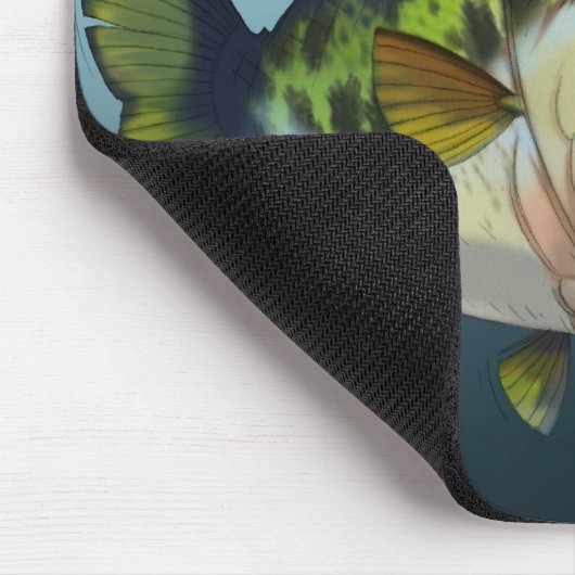 Forellenbarsch Mousepad (Ecke)