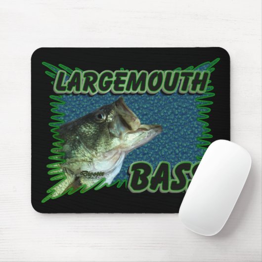 Forellenbarsch Mousepad (Mit Mouse)