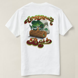 Forellenbarsch Und Barsch Customize NAME Angeln T-Shirt