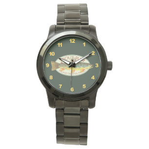 Forellenbarsche Fischerei Armbanduhr