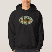 Forellenbarsche Fischerei Hoodie (Vorderseite)