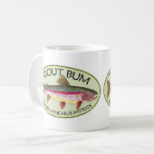 Forellenbarsche Fischerei Kaffeetasse (Vorderseite Links)