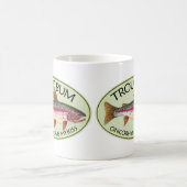 Forellenbarsche Fischerei Kaffeetasse (Mittel)