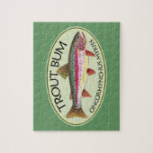 Forellenbarsche Fischerei Puzzle (Vertikal)
