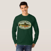 Forellenbarsche Fischerei T-Shirt (Vorne ganz)