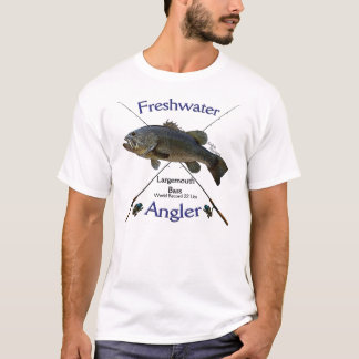 Forellenbarschfrischwasserangler-Fischen T-Shirt