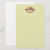 Forellenfang und Freilandfischerei Briefpapier (Vorne/Hinten)