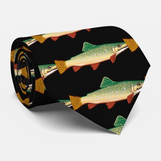 Forellenfisch Krawatte (Gerollt)