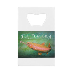 Forellenfisch Lachs/Regenbogenforelle Geldbeutel Flaschenöffner
