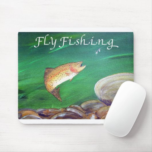 Forellenfisch Lachs/Regenbogenforelle Mousepad (Mit Mouse)