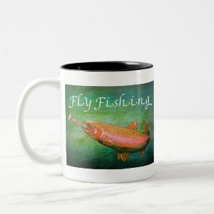 Forellenfisch Lachs/Regenbogenforelle Zweifarbige Tasse