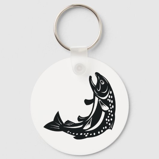 Forellenfisch Schlüsselanhänger (Vorderseite)