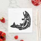 Forellenfisch Serviette (Beispiel)