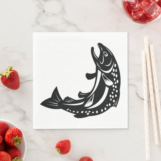 Forellenfisch Serviette (Beispiel)