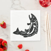 Forellenfisch Serviette