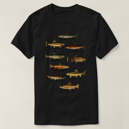 Forellenfische in Pennsylvania 1 T-Shirt (Design vorne)