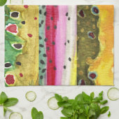 Forellenfischer Geschirrtuch (Gefaltet)